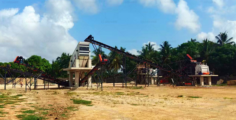 Gravel Crusher For Tanzania Concrete Batching Business