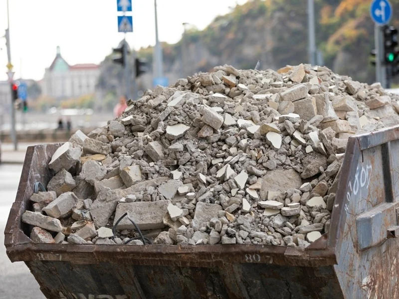 concrete construction waste