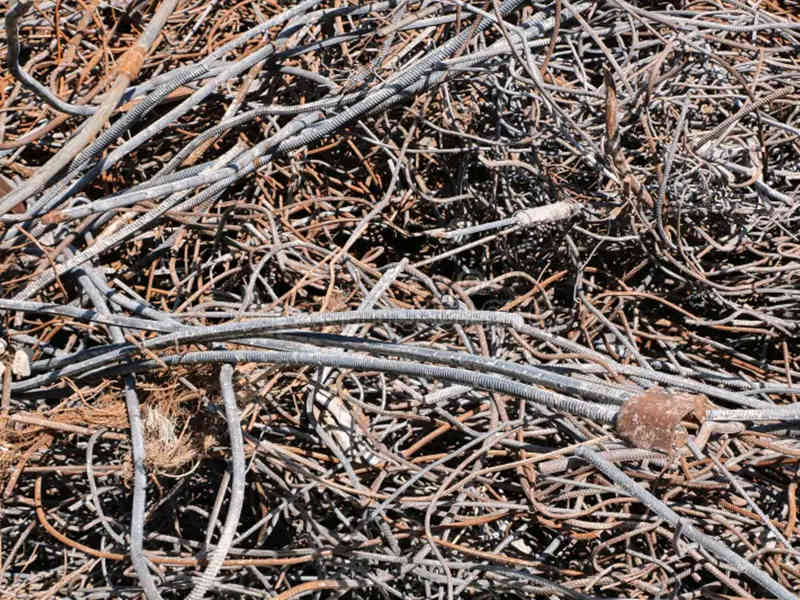 rebar construction waste