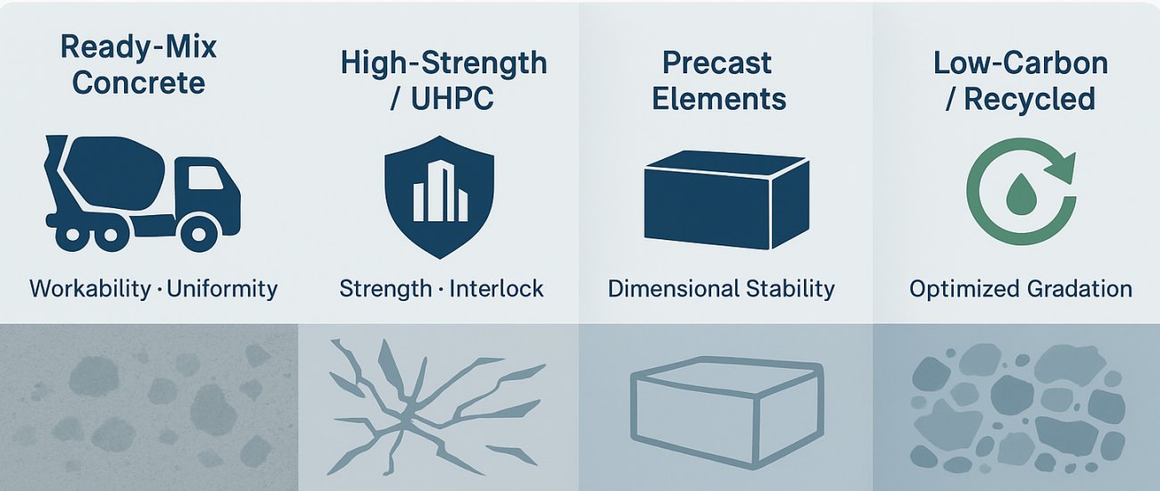 typical applications and performance sensitivity
