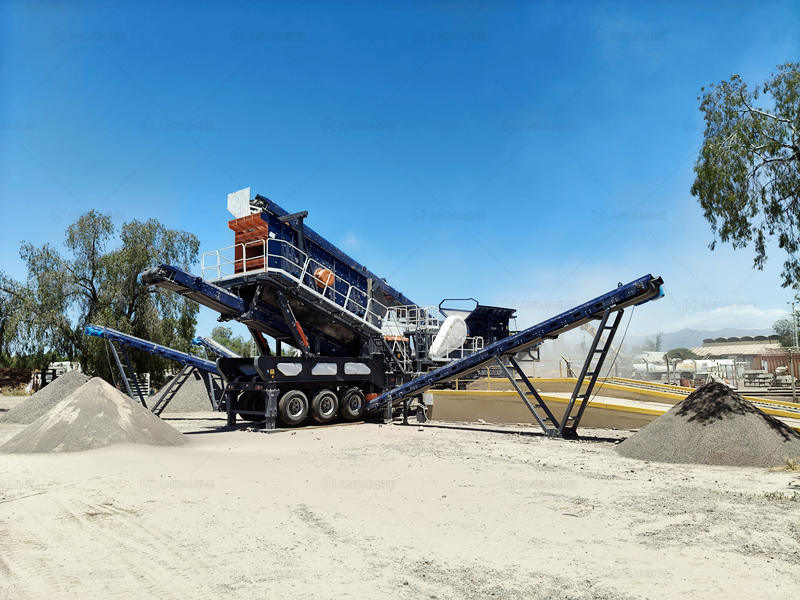 60tph mobile stone crusher plant with wheels