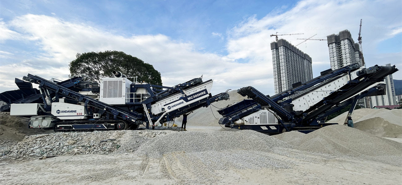 Andamine Mobile Crusher Plants for Aggregate