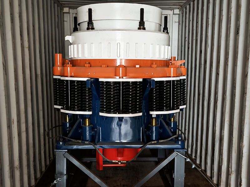 cone crusher part for Peru stationary aggregate crushing plant in container