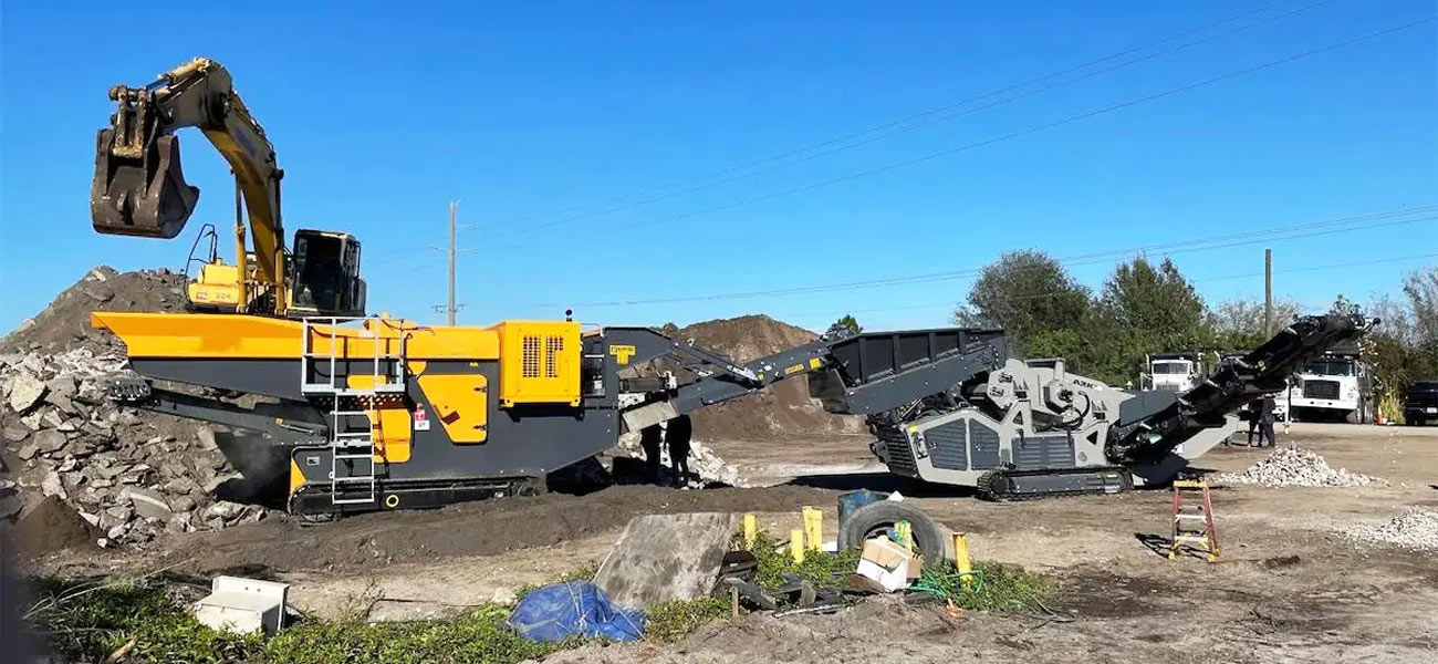 layout of crushing production lines