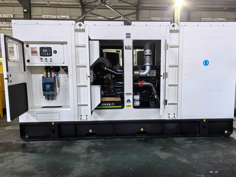 stone crusher plant generator set test run in Andamine factory