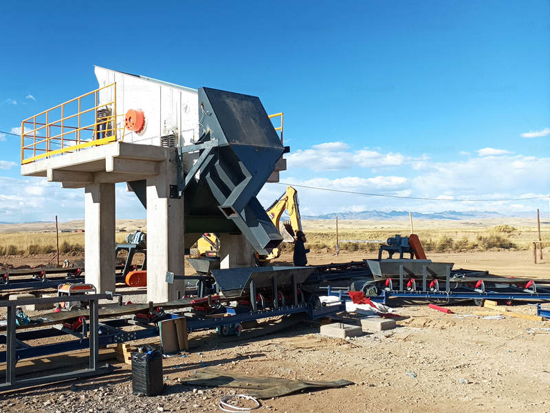stone crusher screener installation