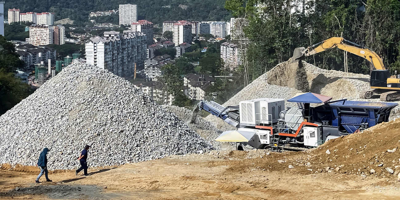 ANDAMINE crawler chassis mobile primary jaw crusher for sale