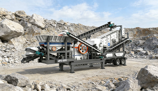 APY3 3-in-1 wheel chassis mobile stone jaw crusher for sale