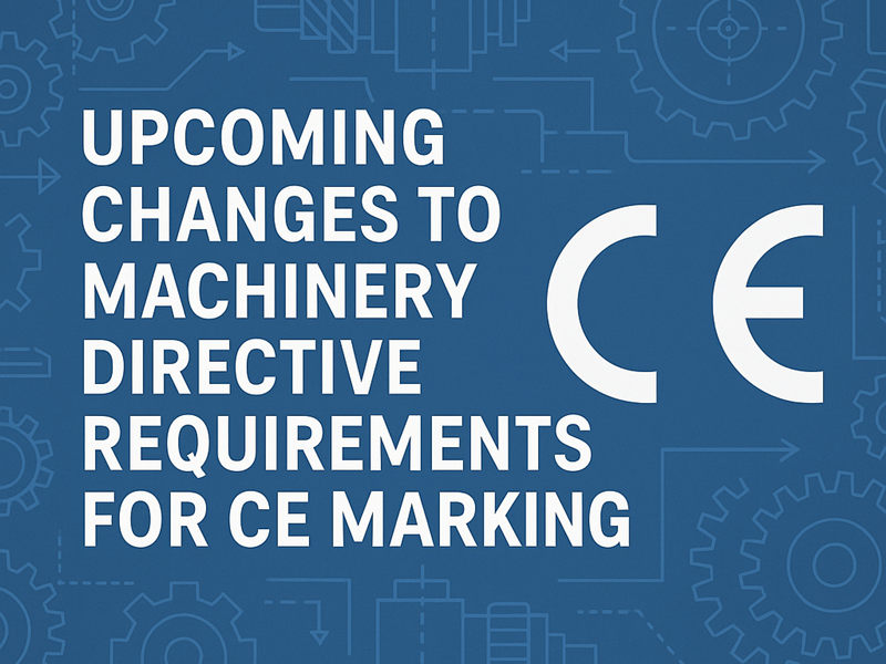 CE Certification Mechanical Directive