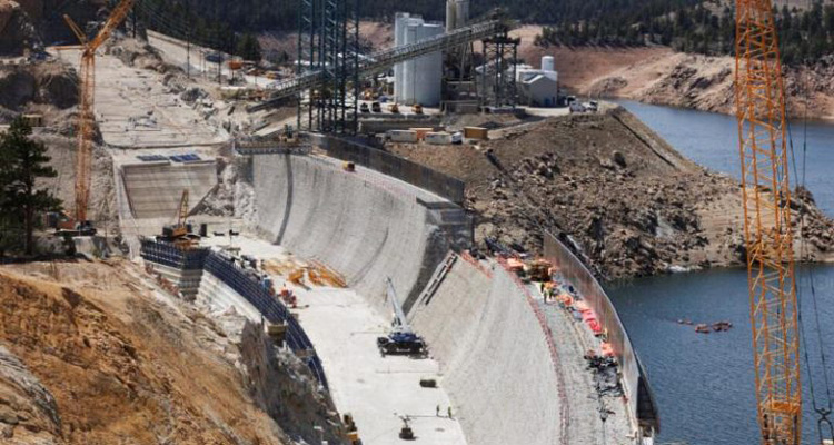 Collaboration of aggregate crushing and concrete plant