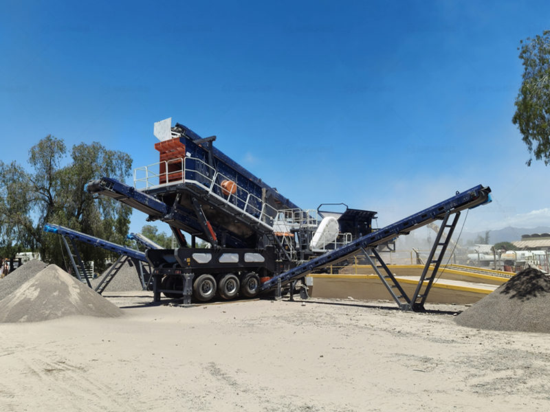 andamine 4-in1 mobile crusher plant meet CE requirement
