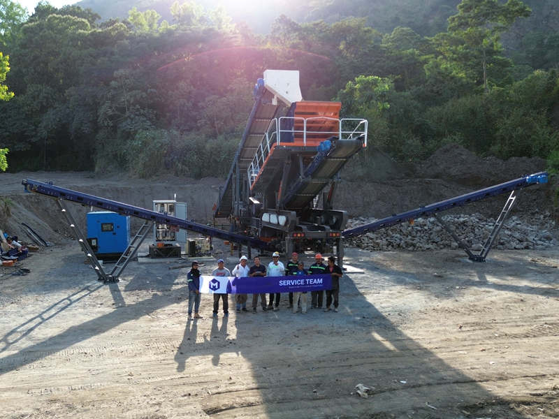 andamine service team onsite support crusher plant function