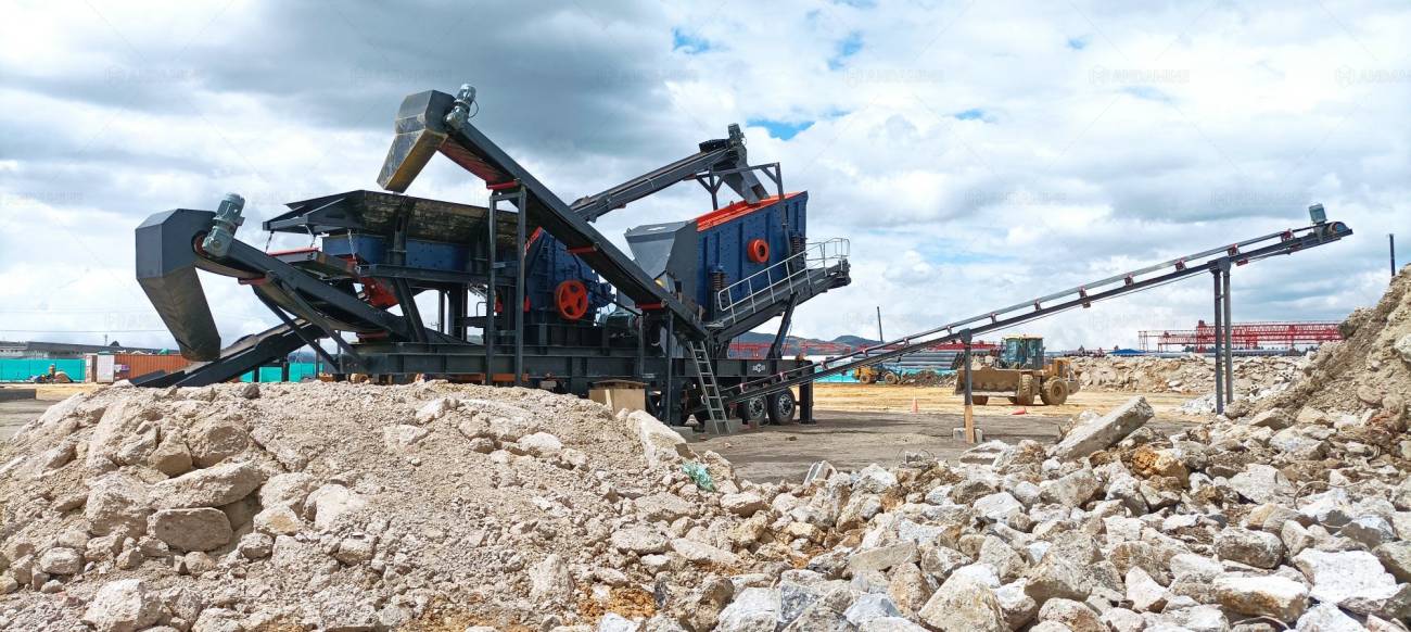mobile impact crusher for construction waste recycling Colombia
