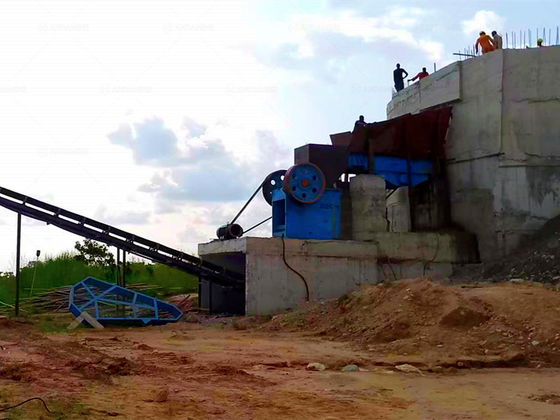 primary jaw crusher part on stationary crushing plant