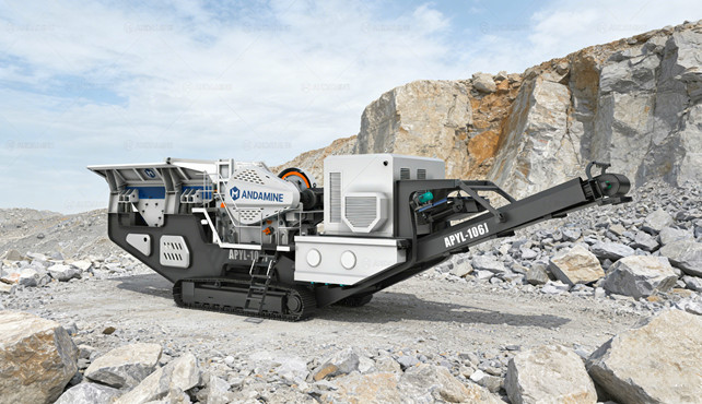 track chassis mobile jaw crusher machine for sale