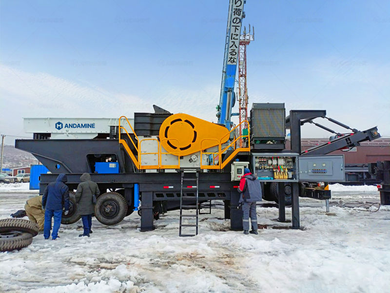 wheel mounted mobile jaw crusher in cole region