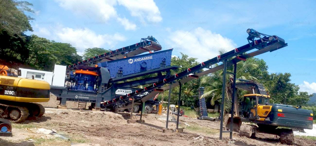 150TPH mobile cone crusher for granite aggregate production