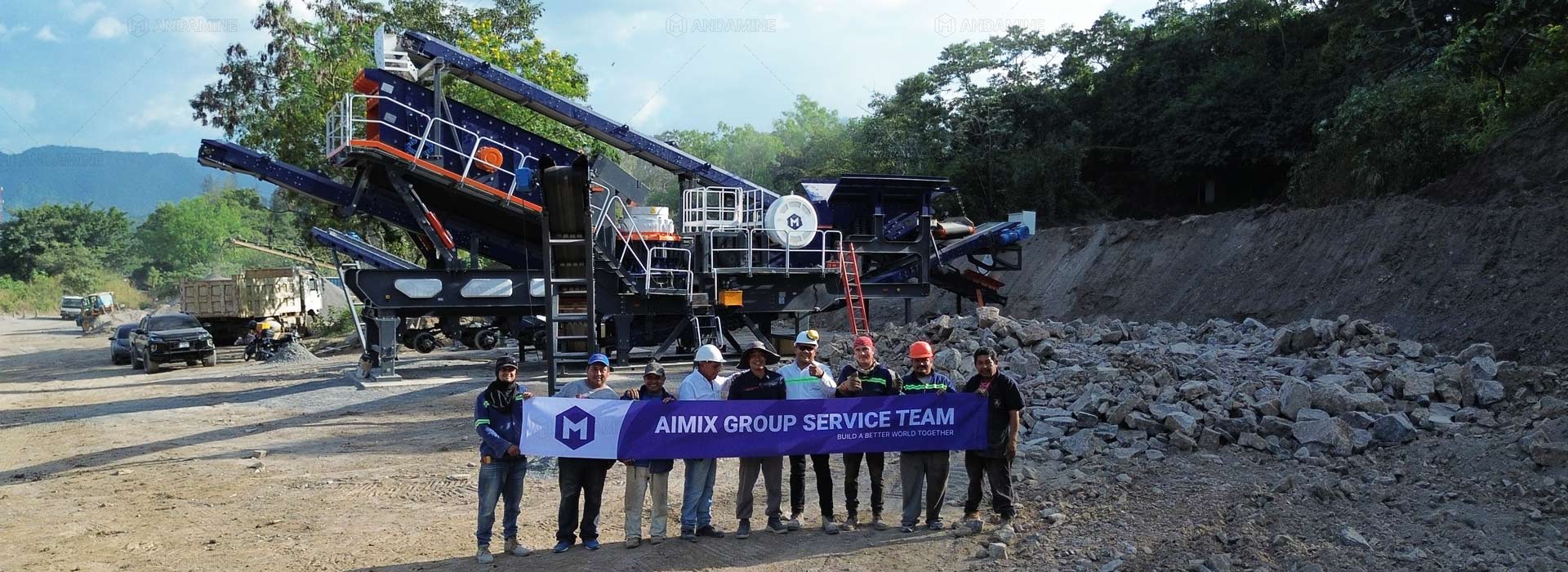 andamine cone crusher machine for sale onsite