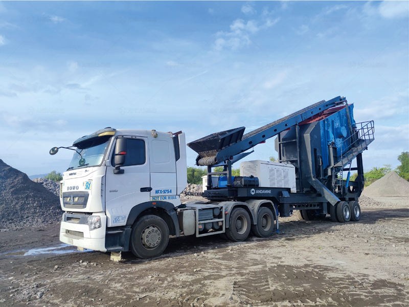 mobile screening plant from andamine