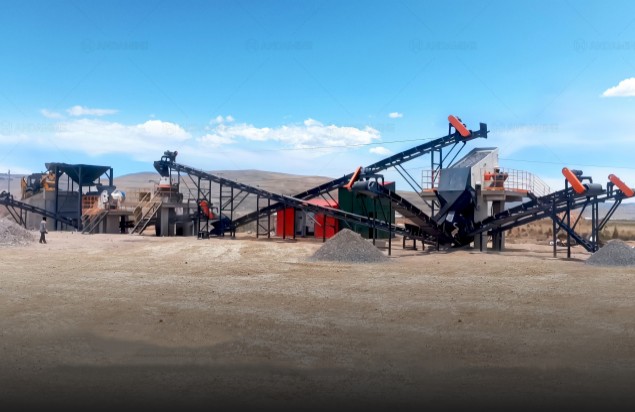 stationary crushing units for different rocks