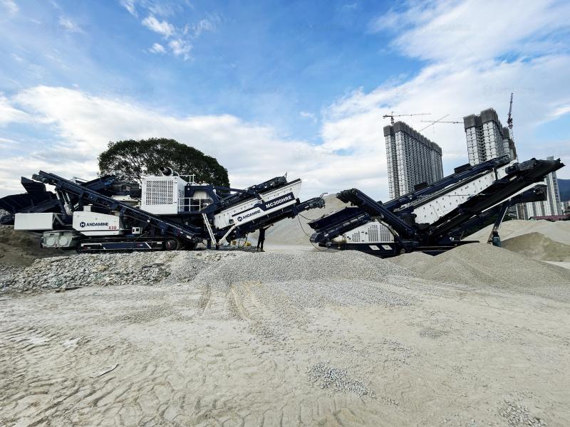 mobile crusher plant Andamine