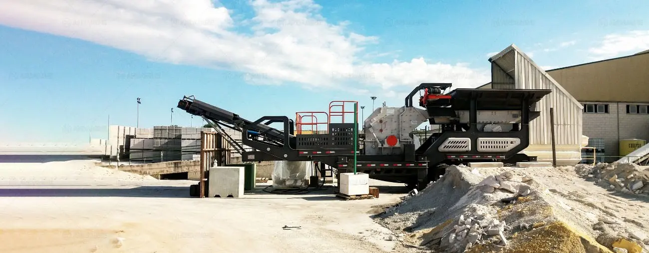 select Andamine portable limestone crusher plant