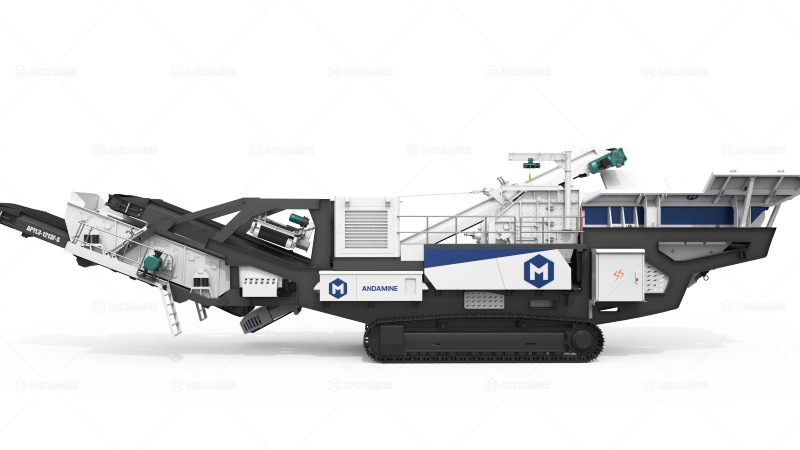 track-mounted portable impact crusher