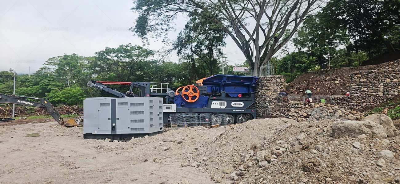 150tph portable jaw crusher plant used in Honduras