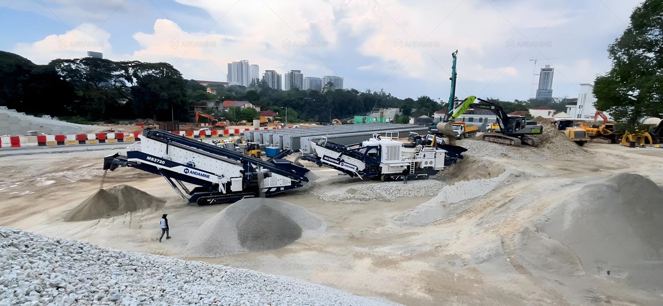 200T Modular Design Mobile Crushing Solution for Granite in Uzbekistan