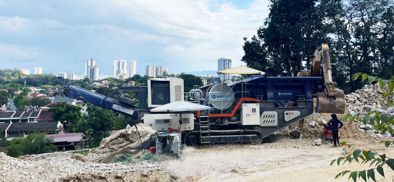200tph mobile jaw crushing plant for Malaysia