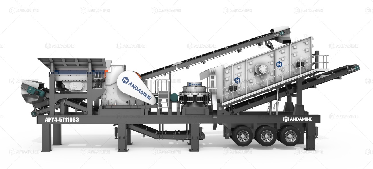 4 in 1 mobile crusher plant solution