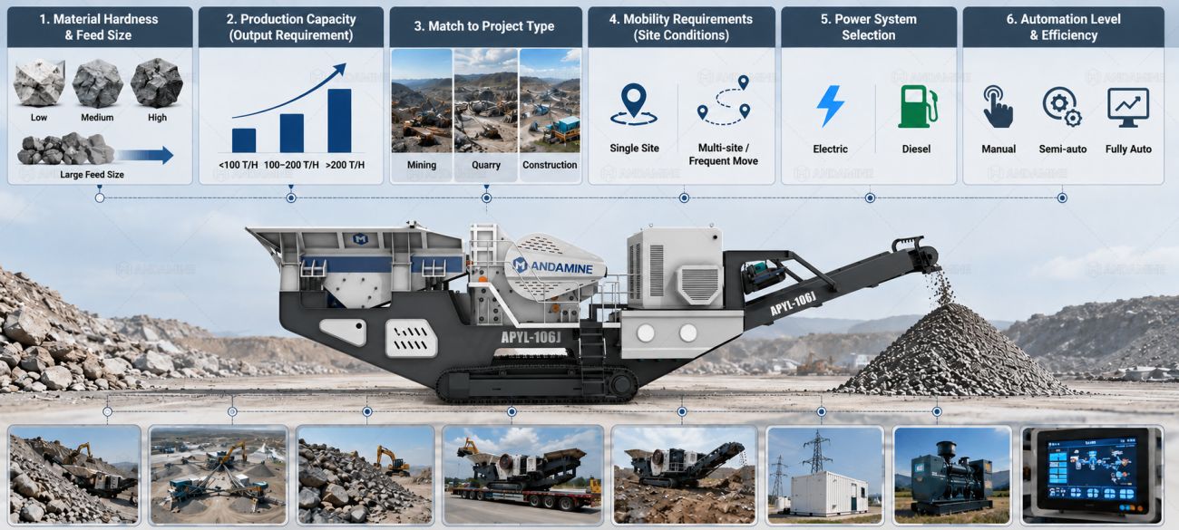 how to choose a suitable portable jaw crusher
