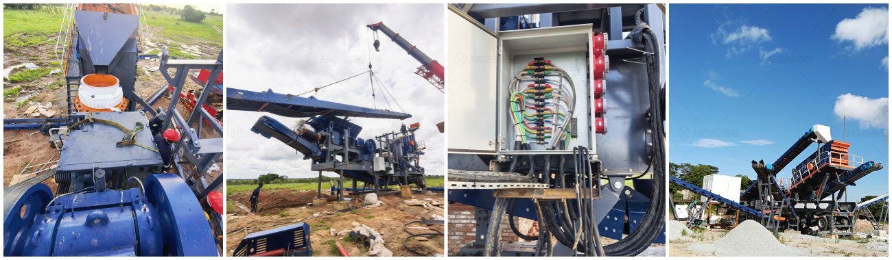 mobile crusher installation and commissioning