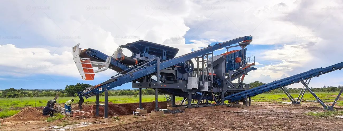 mobile crushing solution for customer in Zimbabwe