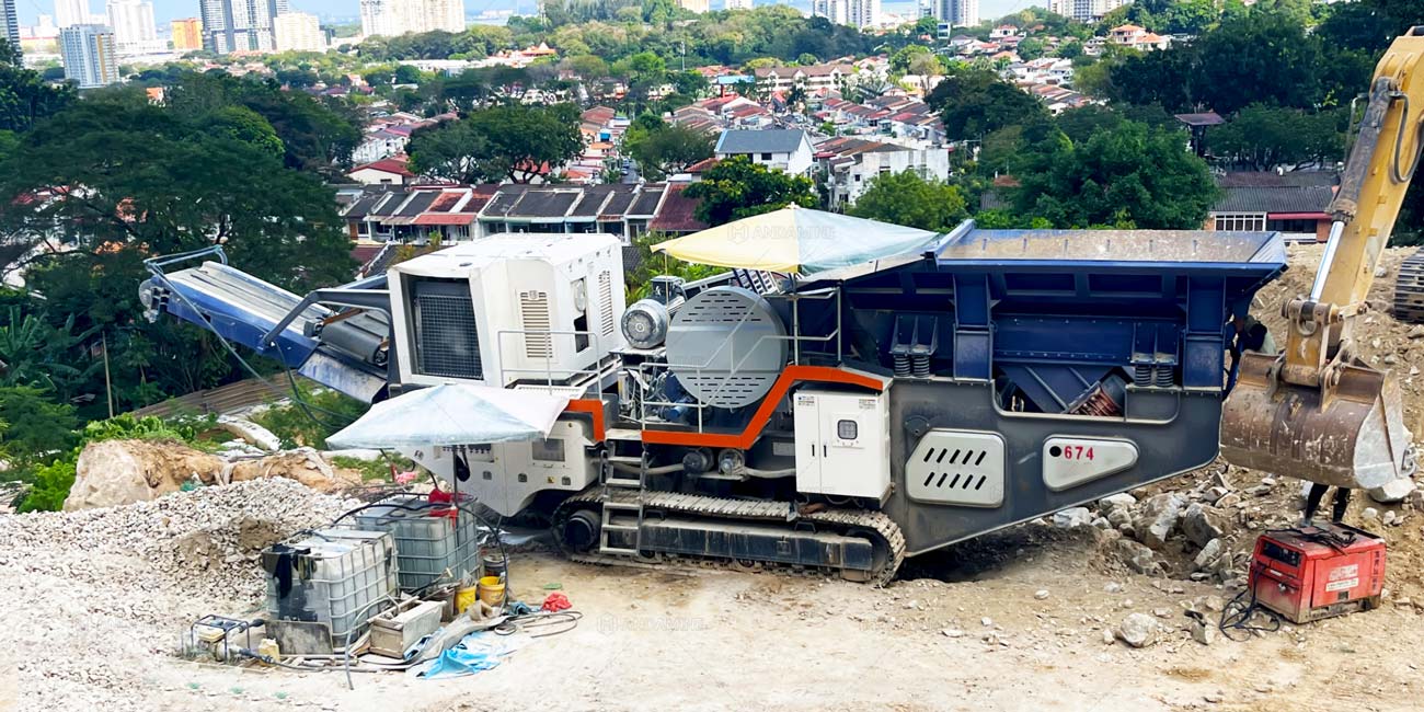 150TH mobile track crusher plant in malaysia