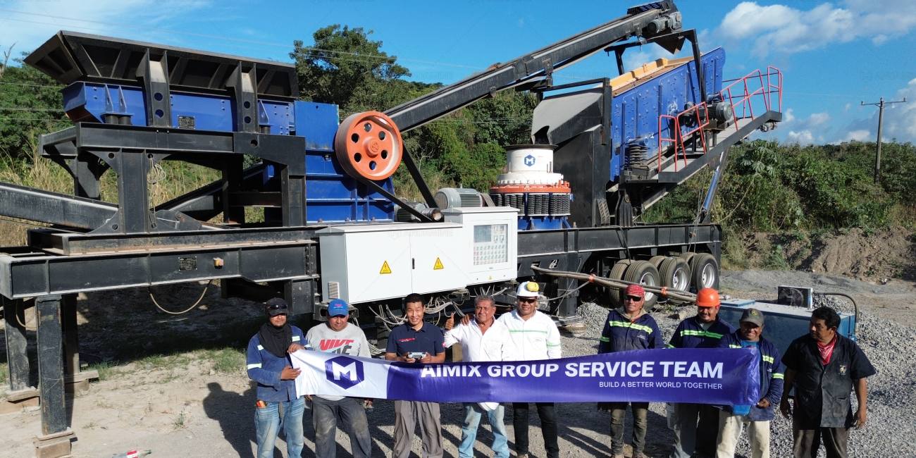 4-in-1 mobile crusher plant for sale in EI Salvador for road construction project