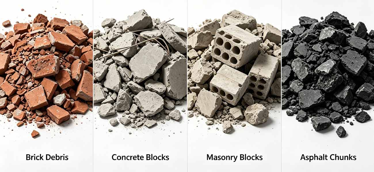4 types construction waste