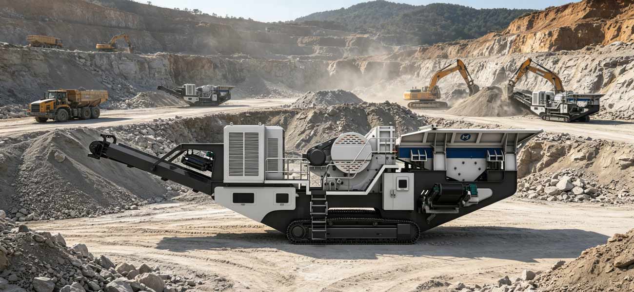Andamine Track Crushers Addressing Complex Terrain