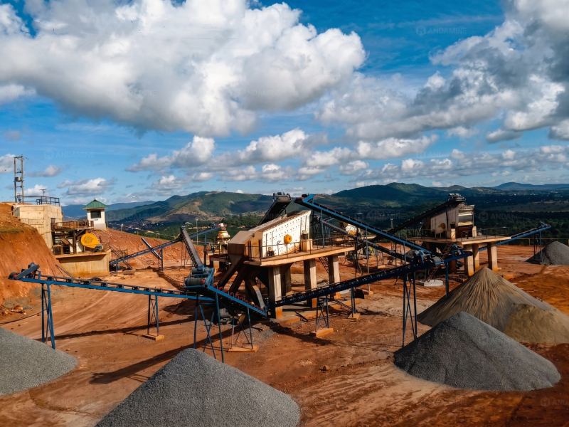 Andamine crushing plant price and cost analysis