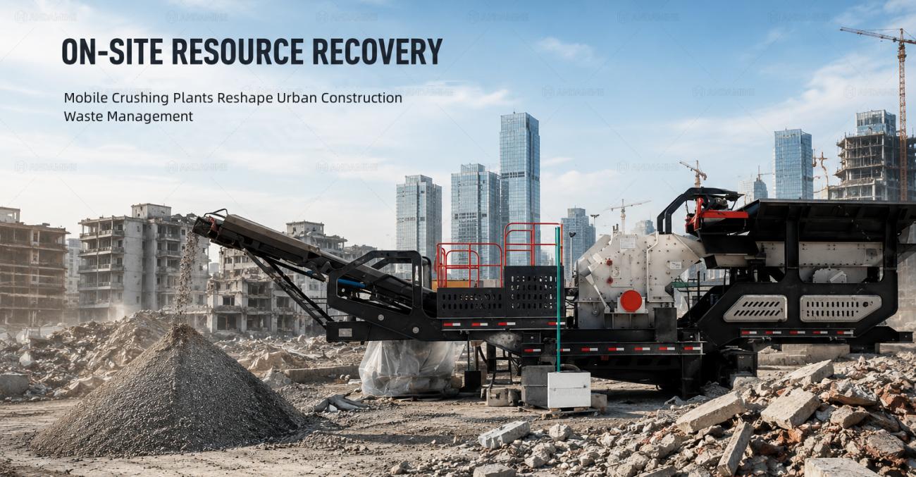 mobile crusher plant reshaping urban construction waste management