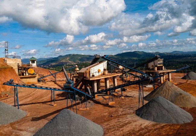 stationary stone crushing plant customized for specific project