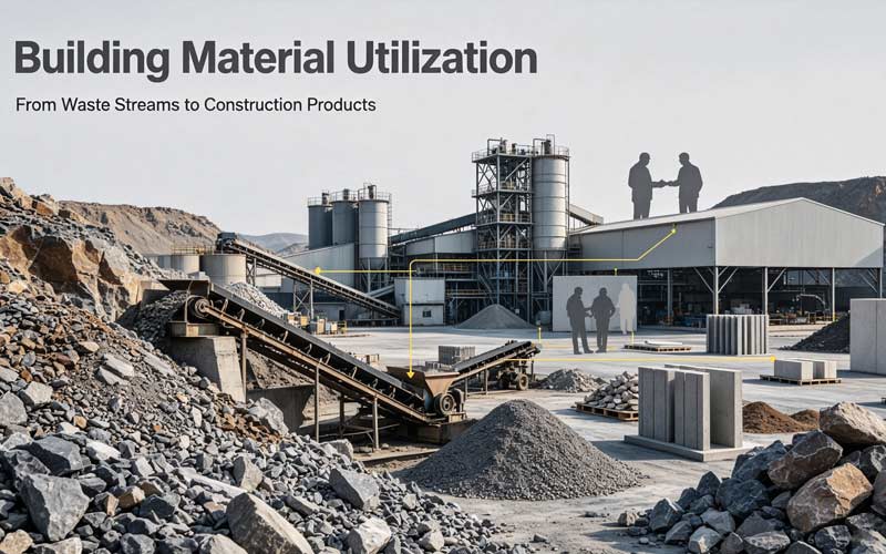Building material utilization