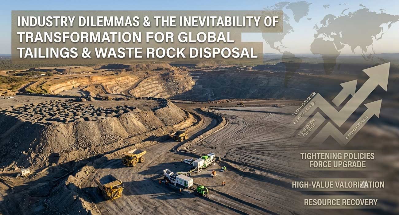 Industry Dilemmas for Global Tailings and Waste Rock Disposal