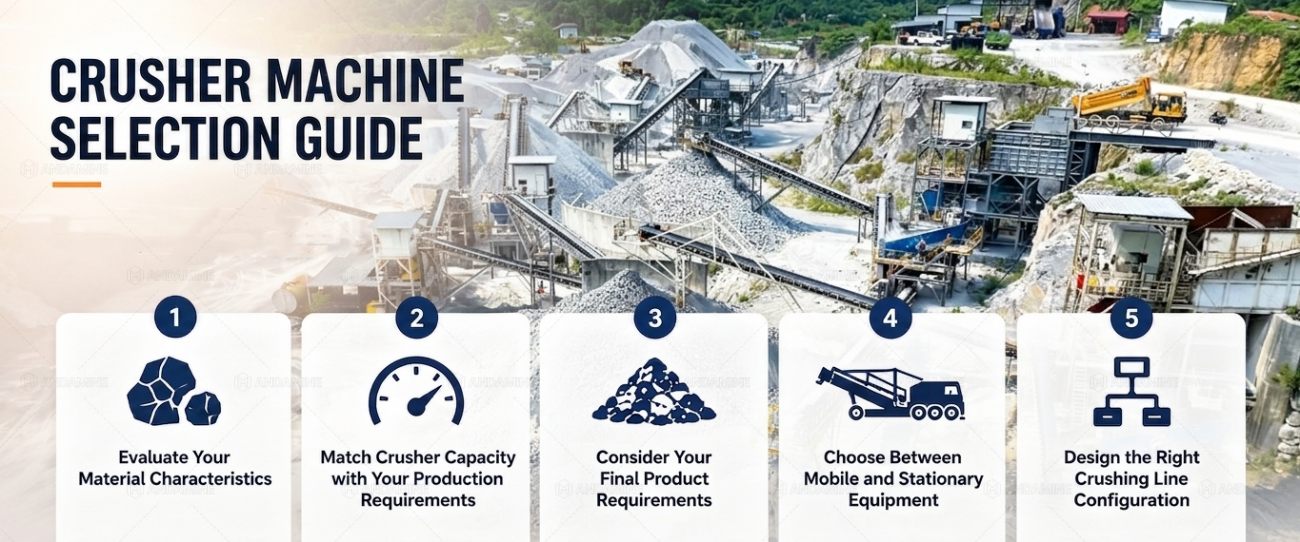 crushing equipment selection guide for project teams and investors