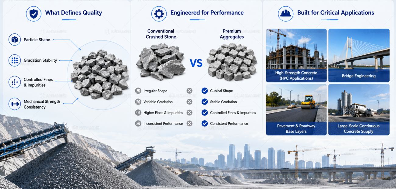 premium aggregate for modern construction