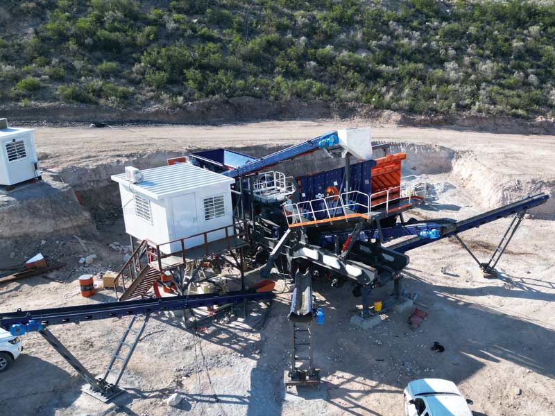 APY-4 Mobile Cone Crushing Plant in Mexico