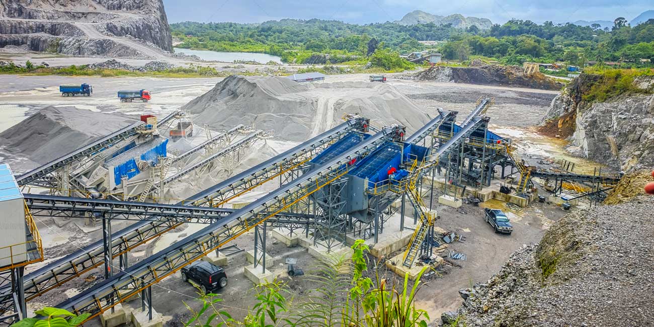 Andamine Environmental and Low Carbon Stationary Crusher Plant for Rock Crushing