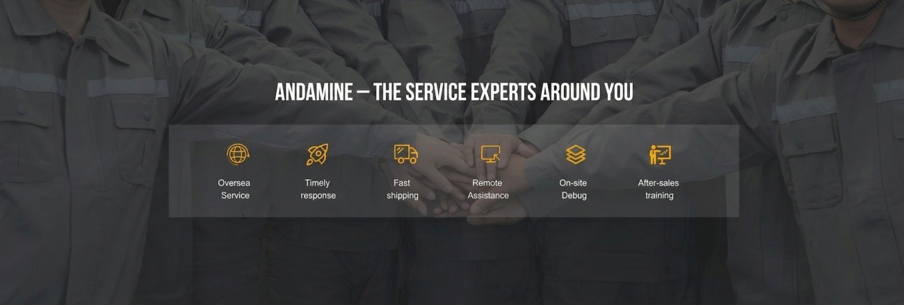 Andamine services for grinding mill systems