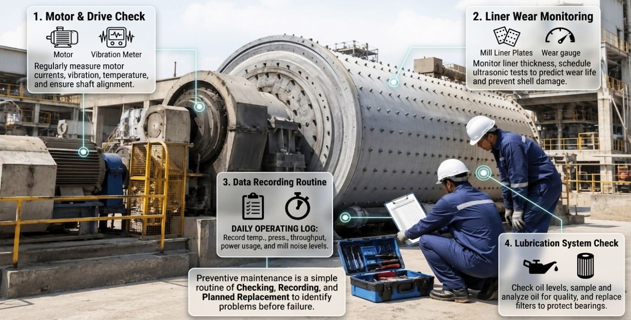 grinding mill maintenance for stable operation